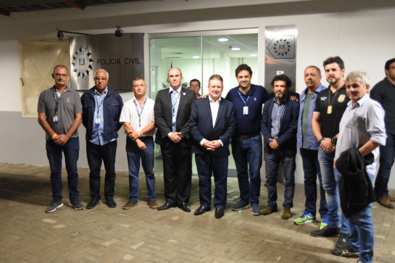 Além do vice-governador e agentes da Segurança Pública do Estado, acompanharam a visita membros do Seopi e da Conmebol