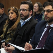 Diretores do DetranRS, Diza Gonzada e Marcelo Soletti participaram dos debates