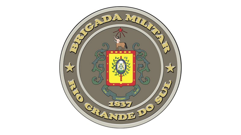 Logo da Brigada Militar.