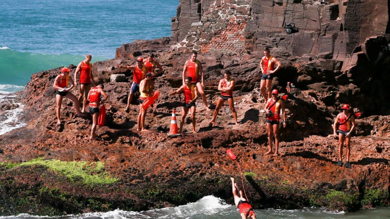 Terceira etapa da competição Guarda-Vidas de Pedra