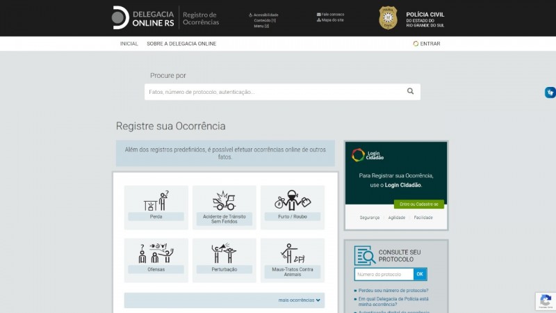 Polícia Civil amplia ferramenta de registros de ocorrência para que cidadão não precise sair de casa 