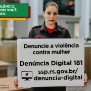 Card twitter soldado Natascha Fonseca - campanha Rompa o Silêncio - Denúncia a violência contra a mulher