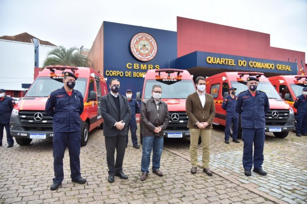 Ao todo, mais de 400 mil gaúchos serão beneficiados com as viaturas