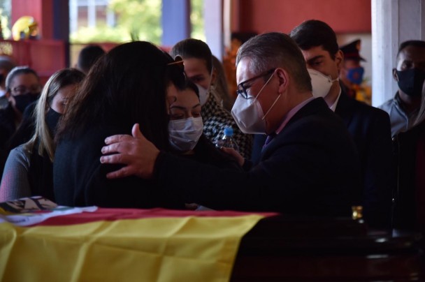 Vice Governador e Secretario da Segurança Pública Delegado Ranolfo Vieira Junior Presta condolências as famílias