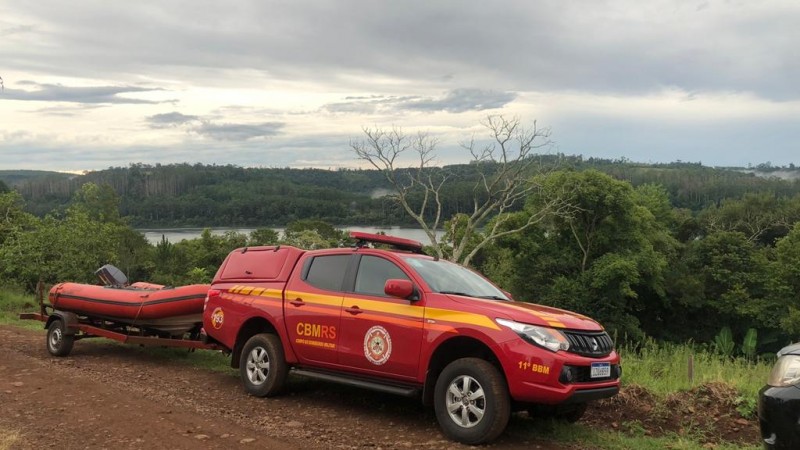 Buscas no Rio Uruguai seguirão até que os dois desaparecidos sejam encontrados