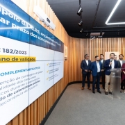 Na entrevista coletiva para a imprensa, Leite detalhou a estratégia de reposição programada do efetivo da segurança pública 