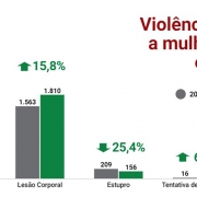 violência contra a mulher março