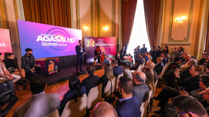 Lançamanto campanha do agasalho 2023