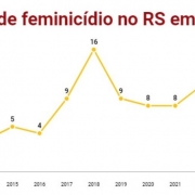 Vítimas de feminicídio no RS em junho