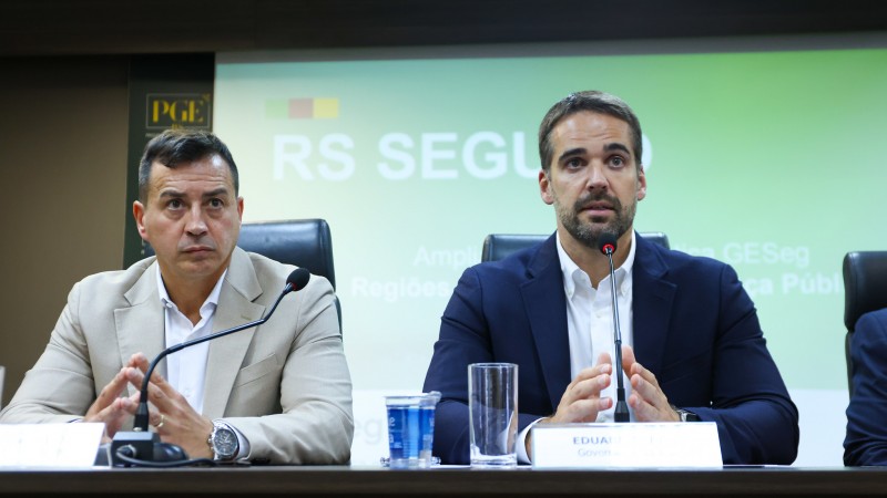 Caron e Leite na implementação das Regiões Integradas de Segurança Pública para aprimorar trabalho das forças policiais