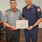 Tenete-Coronel Darlen no I Workshop sobre Captação de Recursos Alternativos