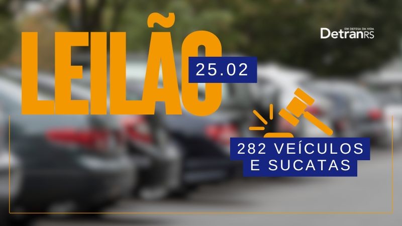 card leil&atilde;o do DetranRS