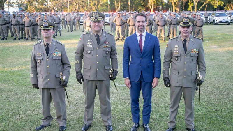 O governador e o novo Comando-Geral 