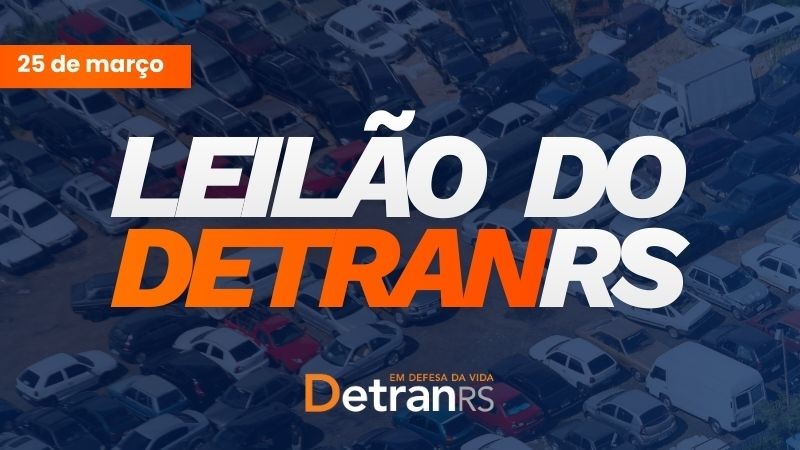 Card do leil&atilde;o do DetranRS