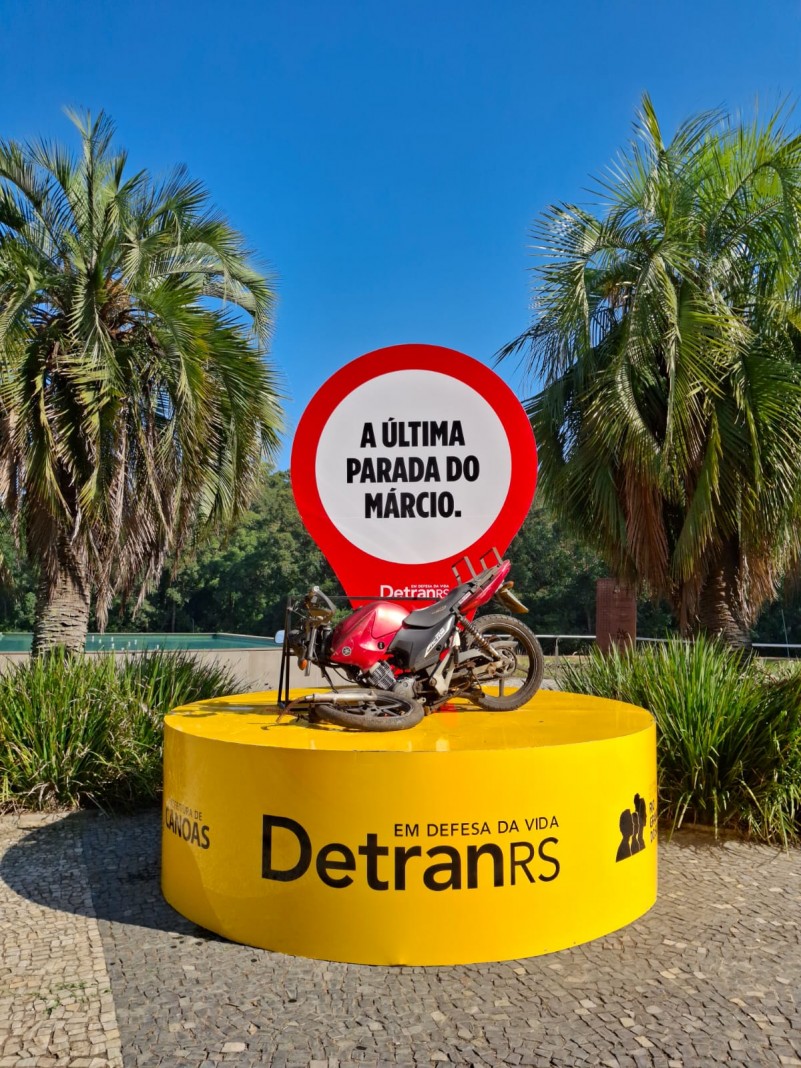 Na imagem, instala&ccedil;&atilde;o do DetranRs em Canoas