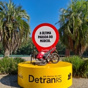 Na imagem, instala&ccedil;&atilde;o do DetranRs em Canoas