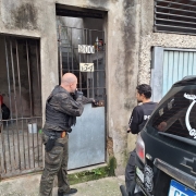 Imagem da ofensiva que cumpriu medidas cautelares contra grupo criminoso